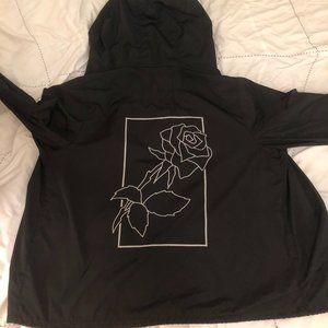 Size Medium Rose Line Embroidered Jacket